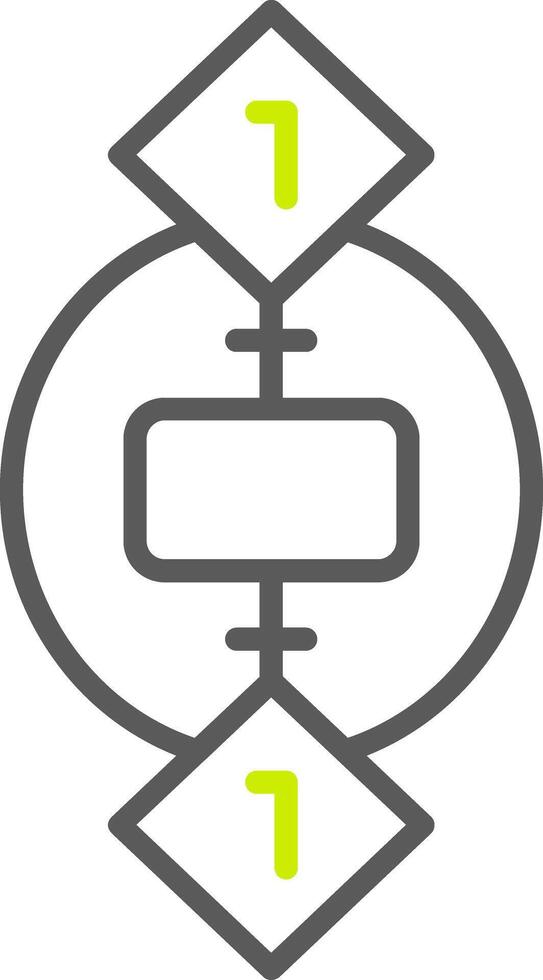 One To One Dynamic UI Symbol vector
