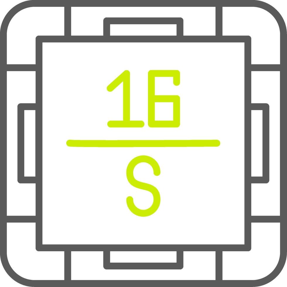 Sulfur Advanced Visual Mark vector