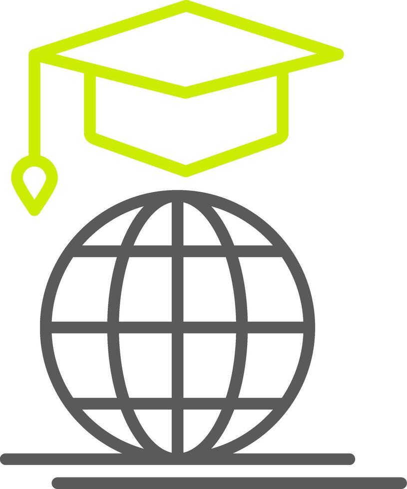 Mortarboard Elegant Design Token vector