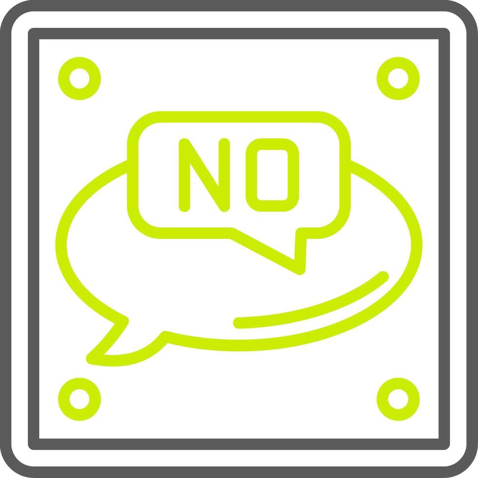No Mobile UX Object vector