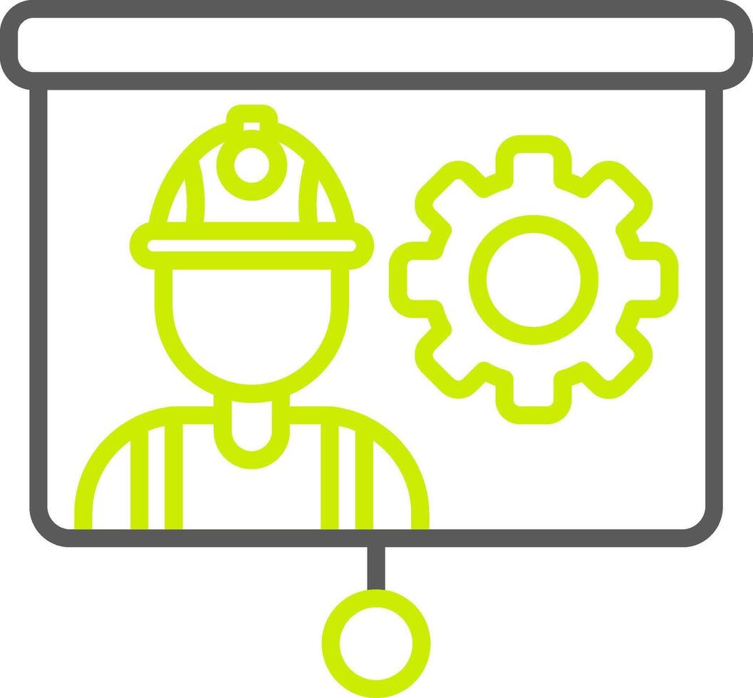 Presentation Smart Line Drawing vector