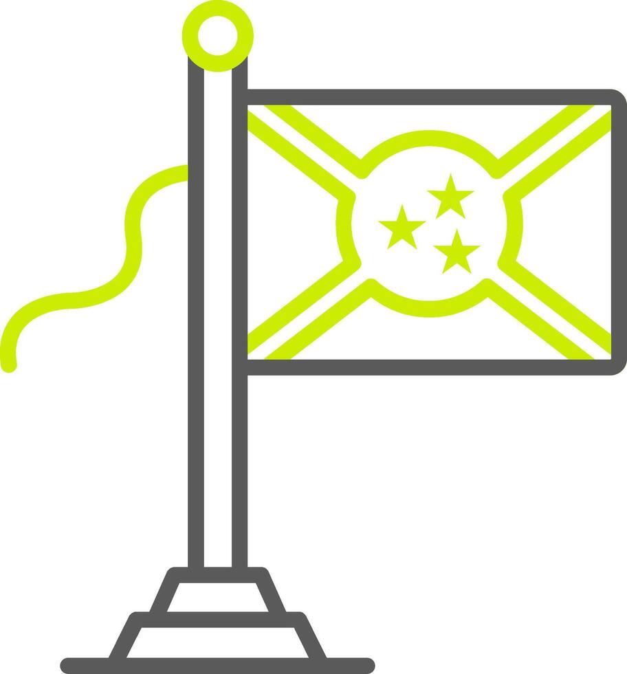 Burundi Flag Versatile Design Token vector