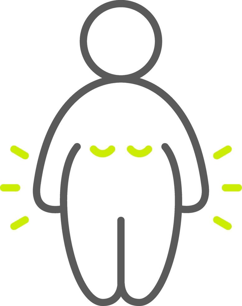 Obesity Subtle Interface Detail vector