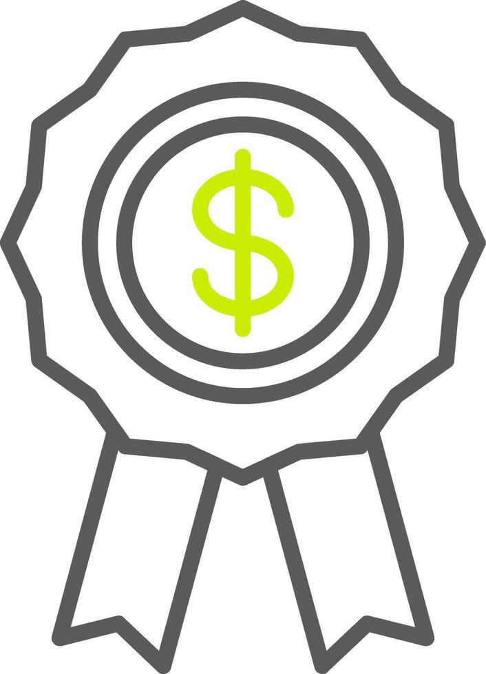 Casino Medal Custom Visual Mark vector