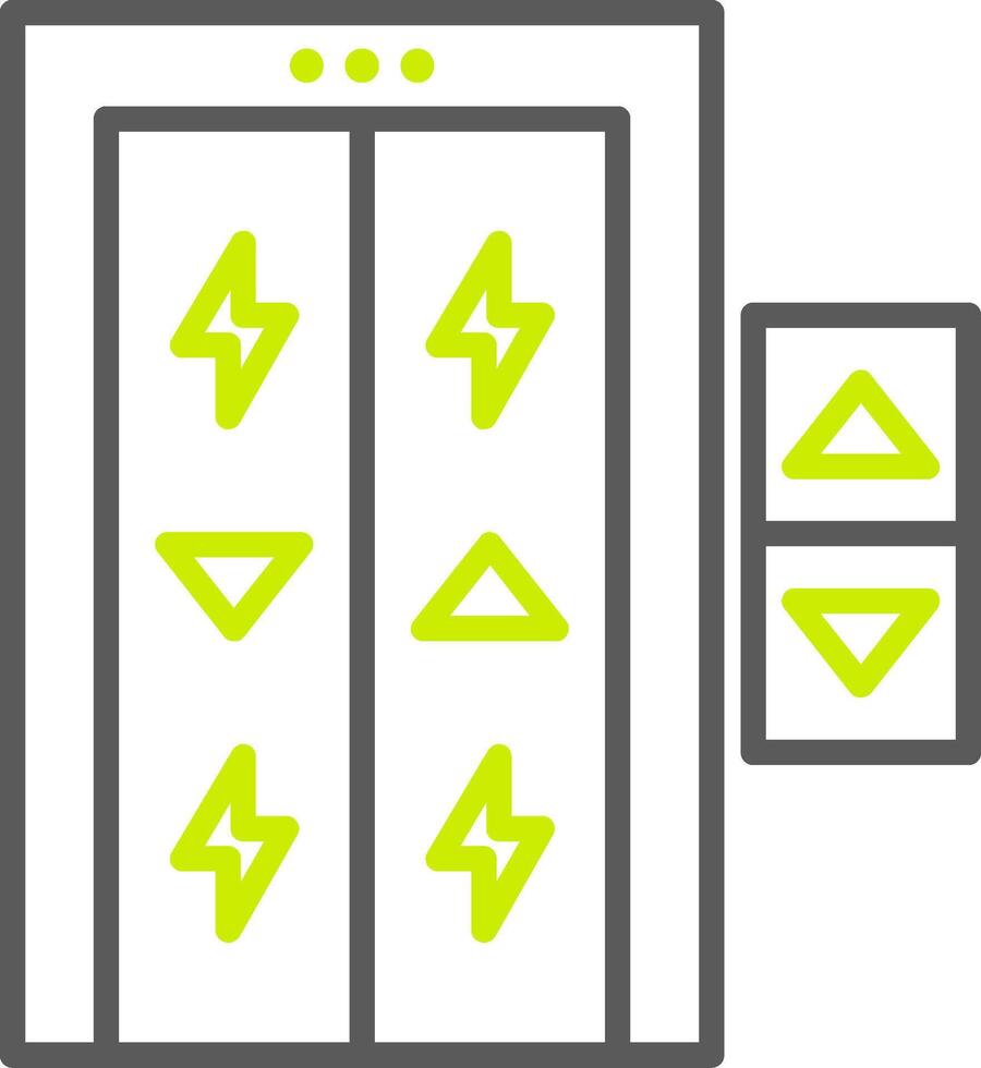 Elevator Light Mode Icon vector