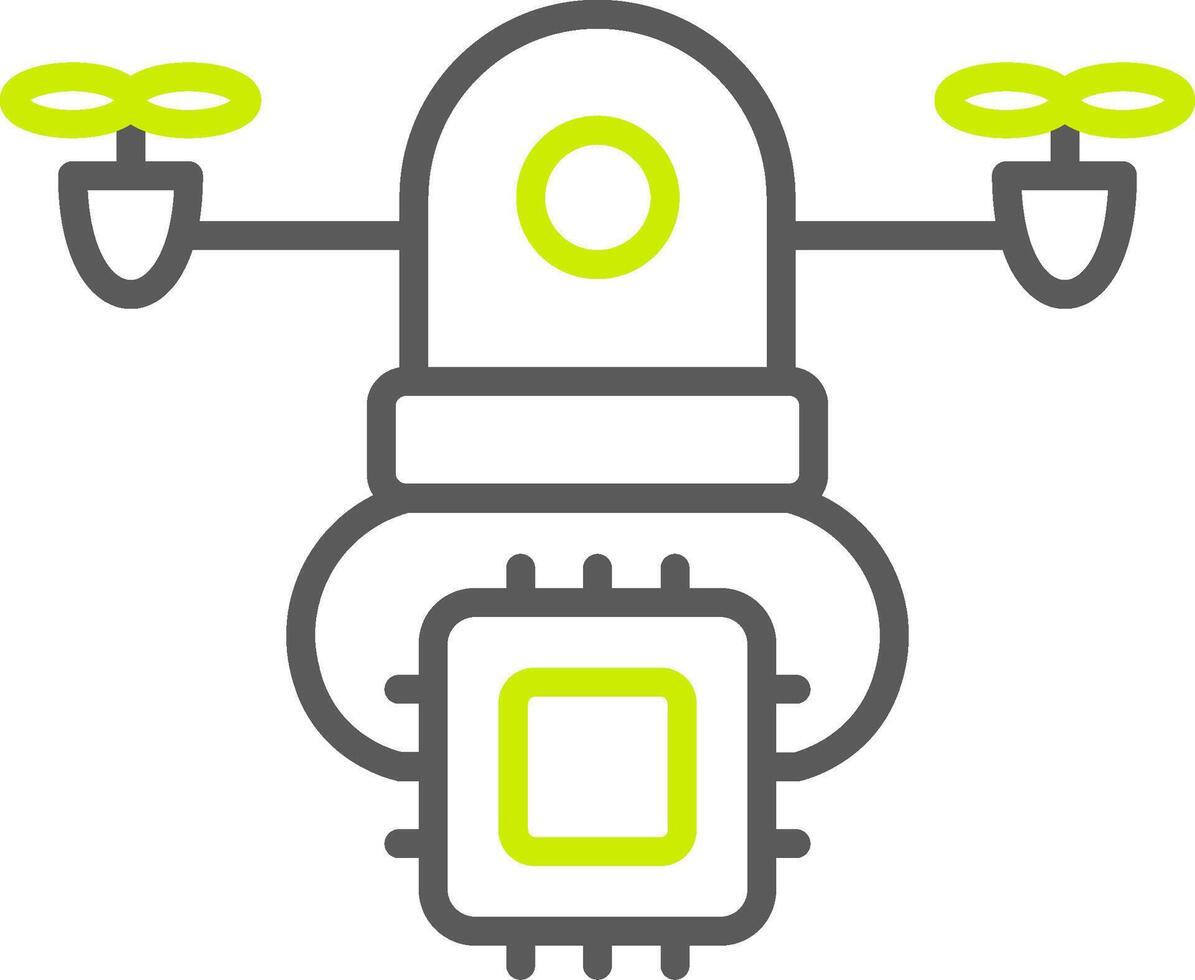 Drone Delivery Elegant App Object vector