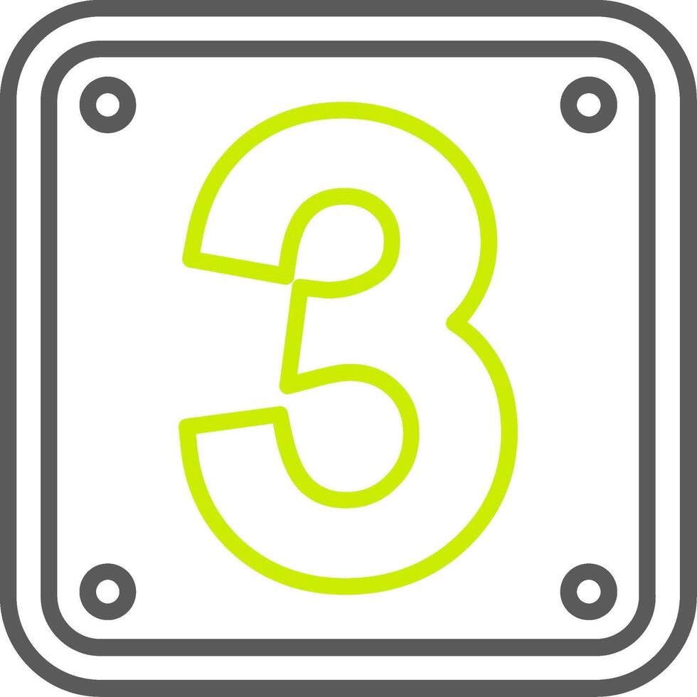 Number 3 NextGen UI Module vector