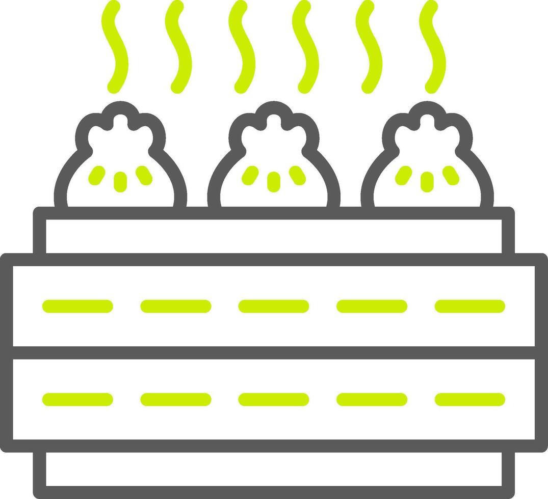 Dim Sum Clean Badge Asset vector