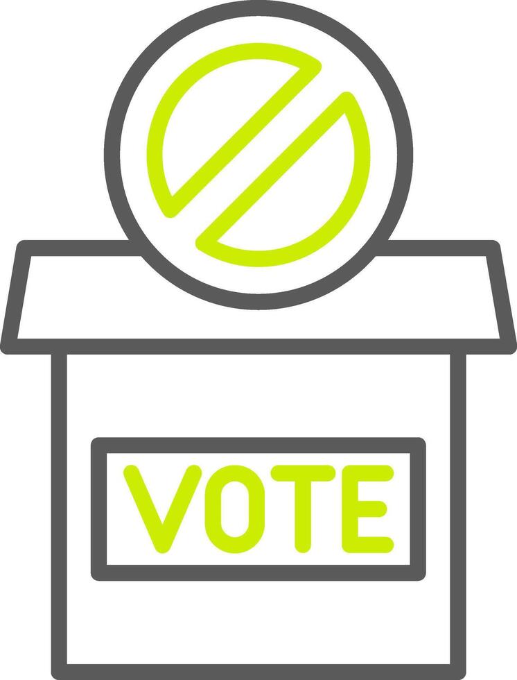 Forbidden Sign Light Mode Icon vector