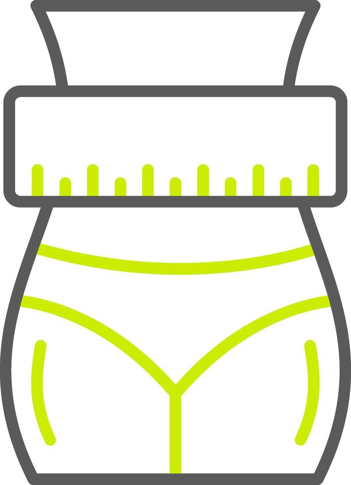 Measure Custom Line Drawing vector