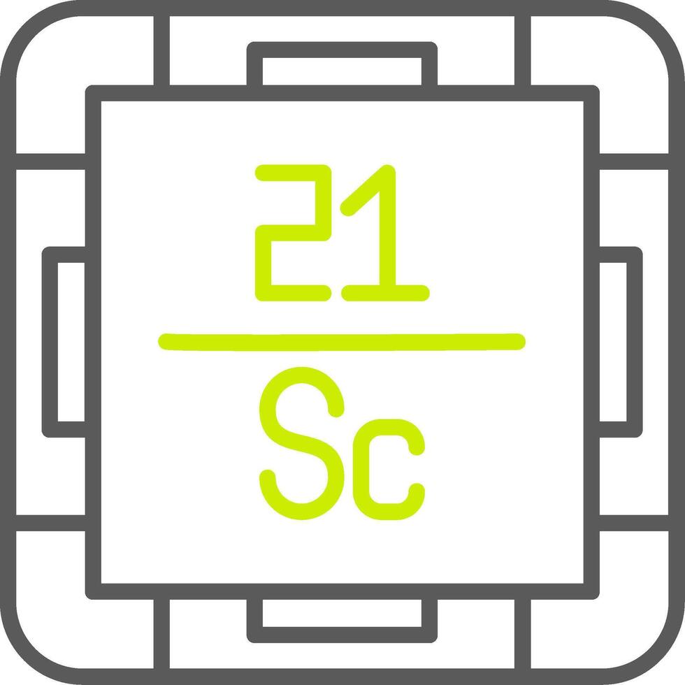 Scandium Smart Visual Mark vector
