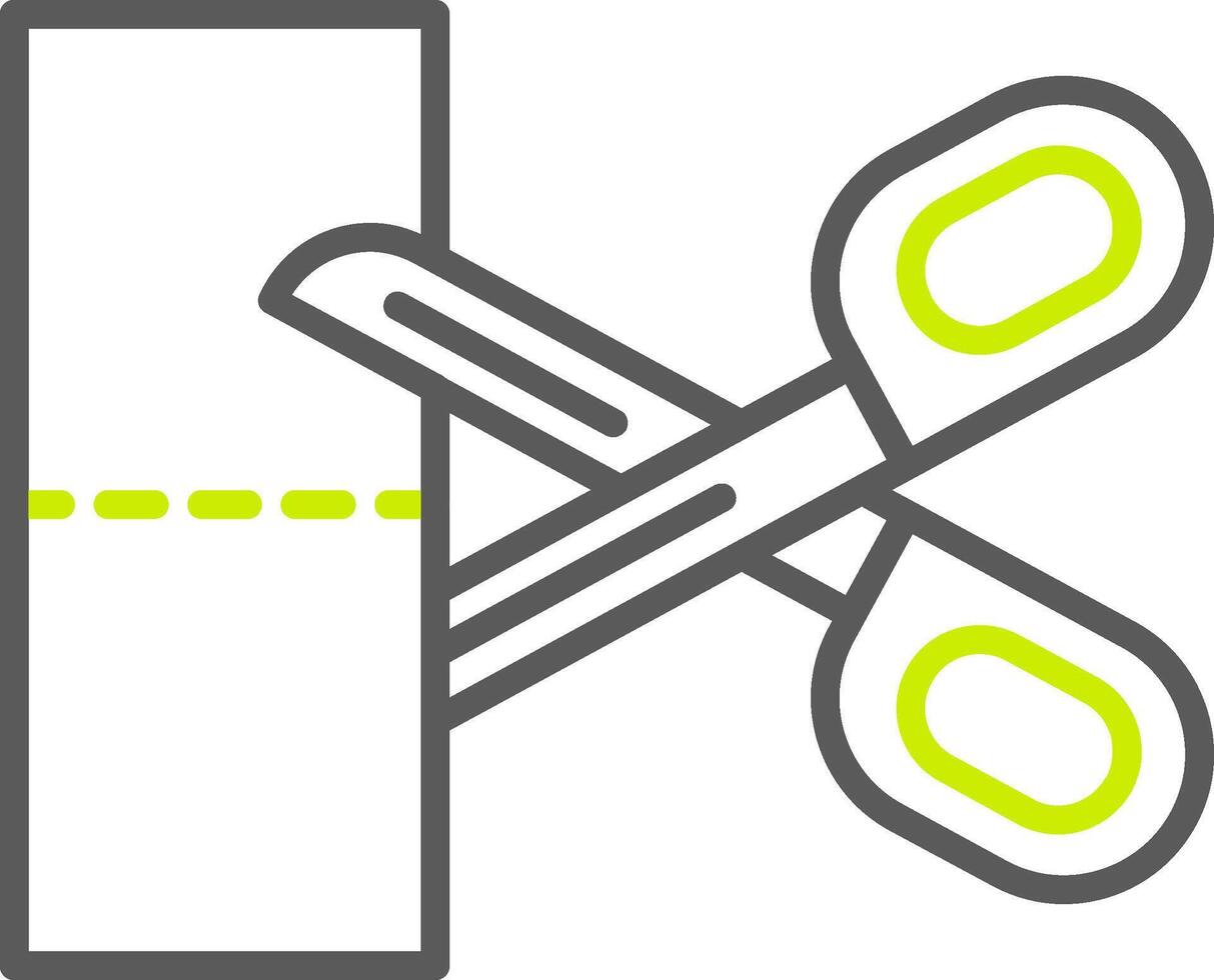 Scissors Polished App Object vector