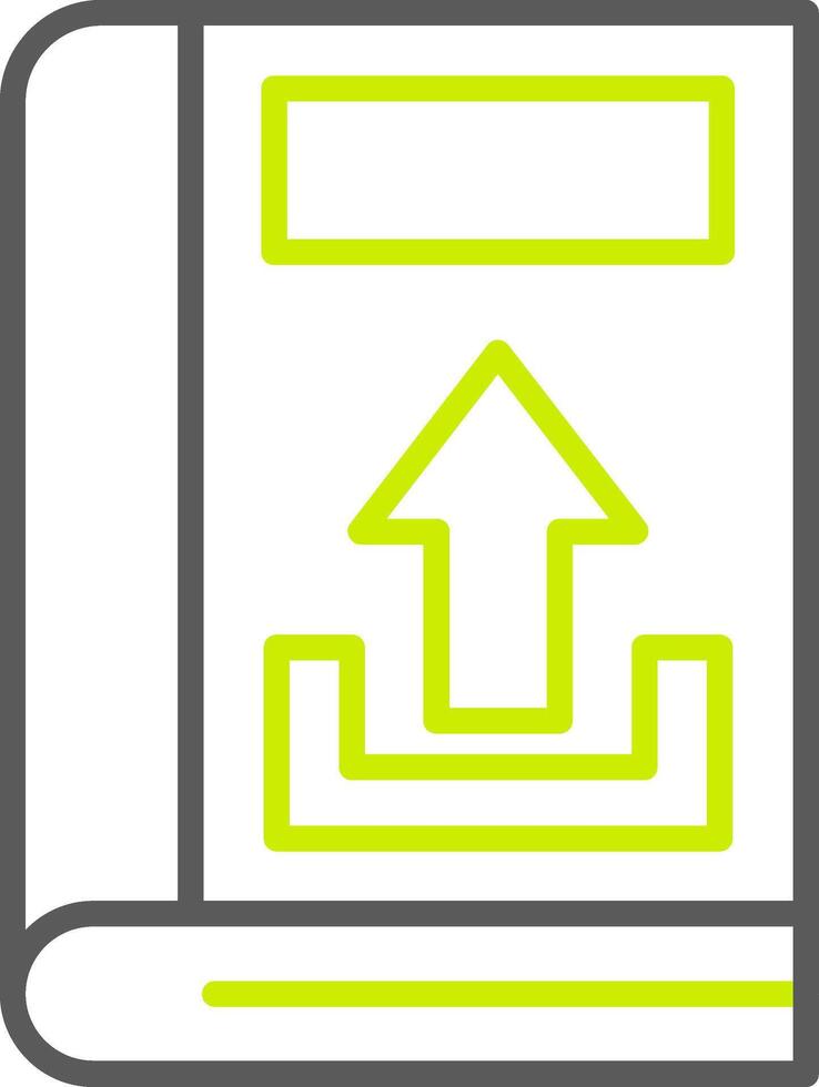 Upload Professional Line Mark vector