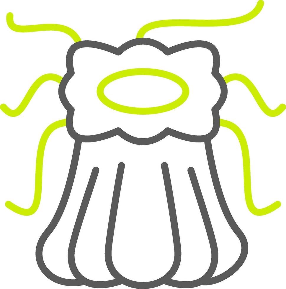 Sea Anemone Versatile Line Drawing vector