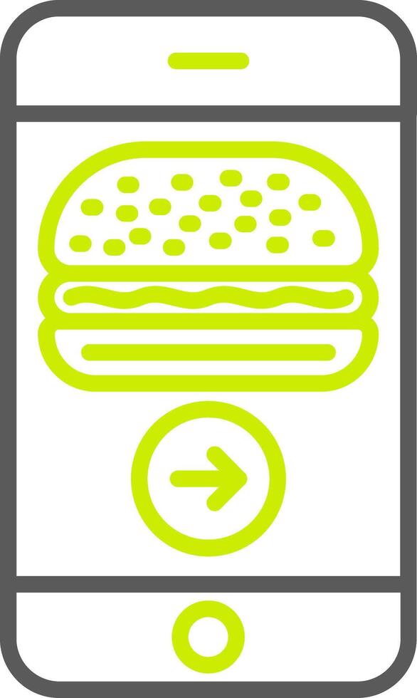Online Order NextGen Web Graphic vector