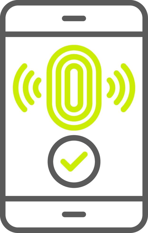 Fingerprint Optimized App Object vector