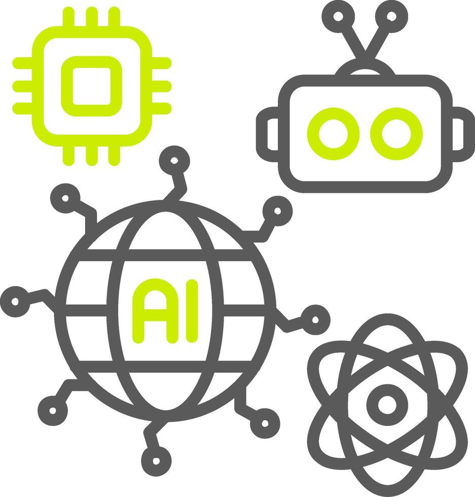 Global Technology Polished App Object vector