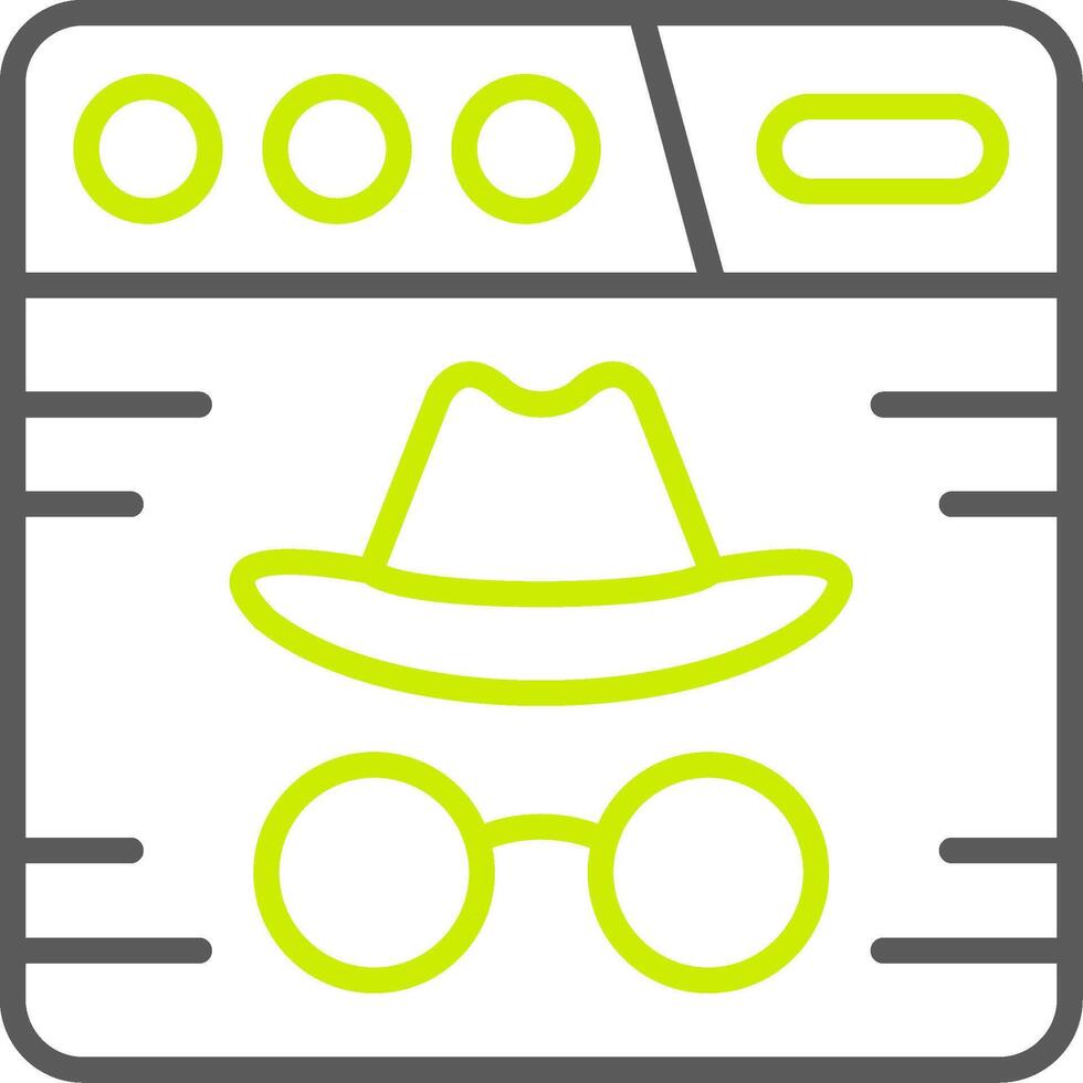 Incognito Advanced Visual Mark vector