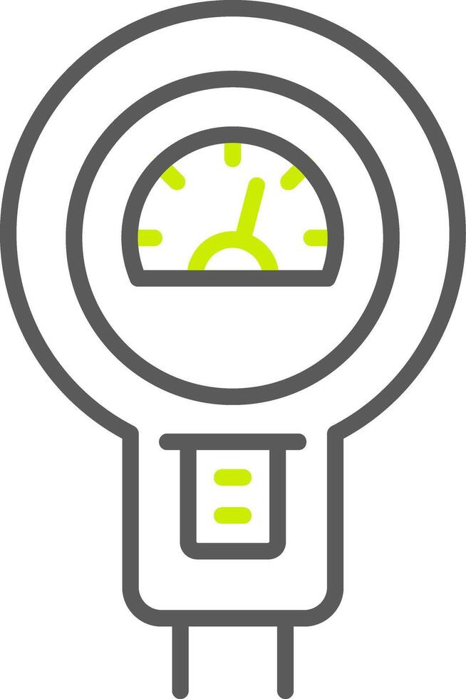 Parking Meter Modular Design Token vector