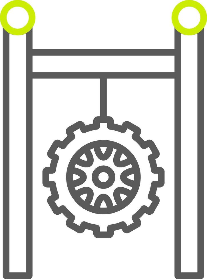 Tire Abstract App Mark vector