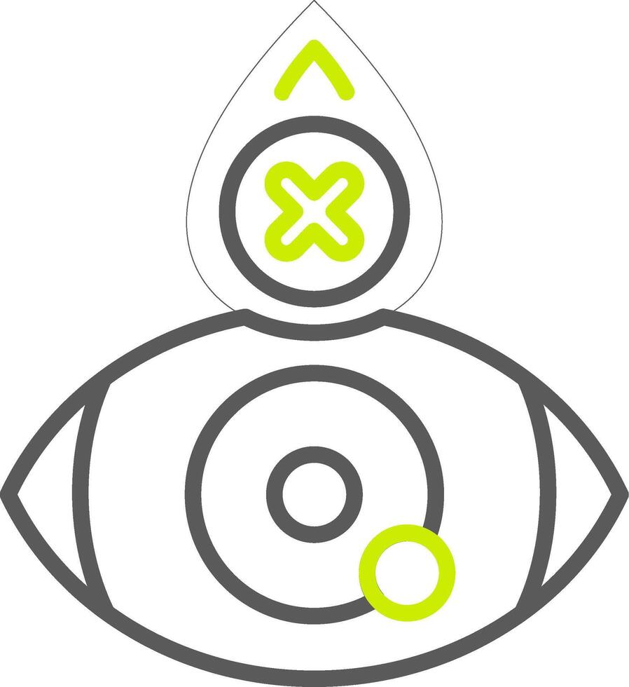 Avoid Eye Contact Versatile Design Token vector