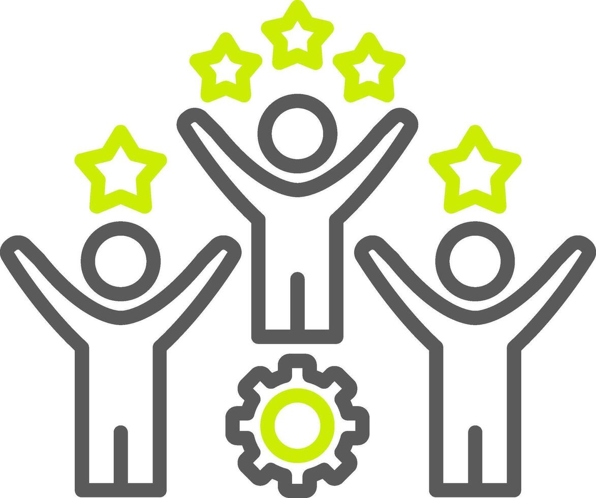 Competitive Smart Line Drawing vector