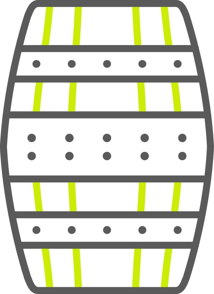 Barrel Smart Line Drawing vector
