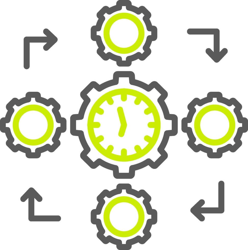 Busy Dynamic Visual Mark vector