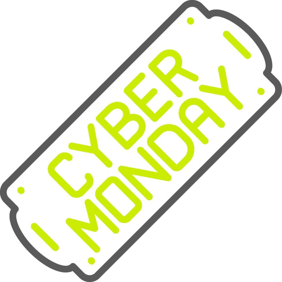 Cyber Monday Polished UI Module vector