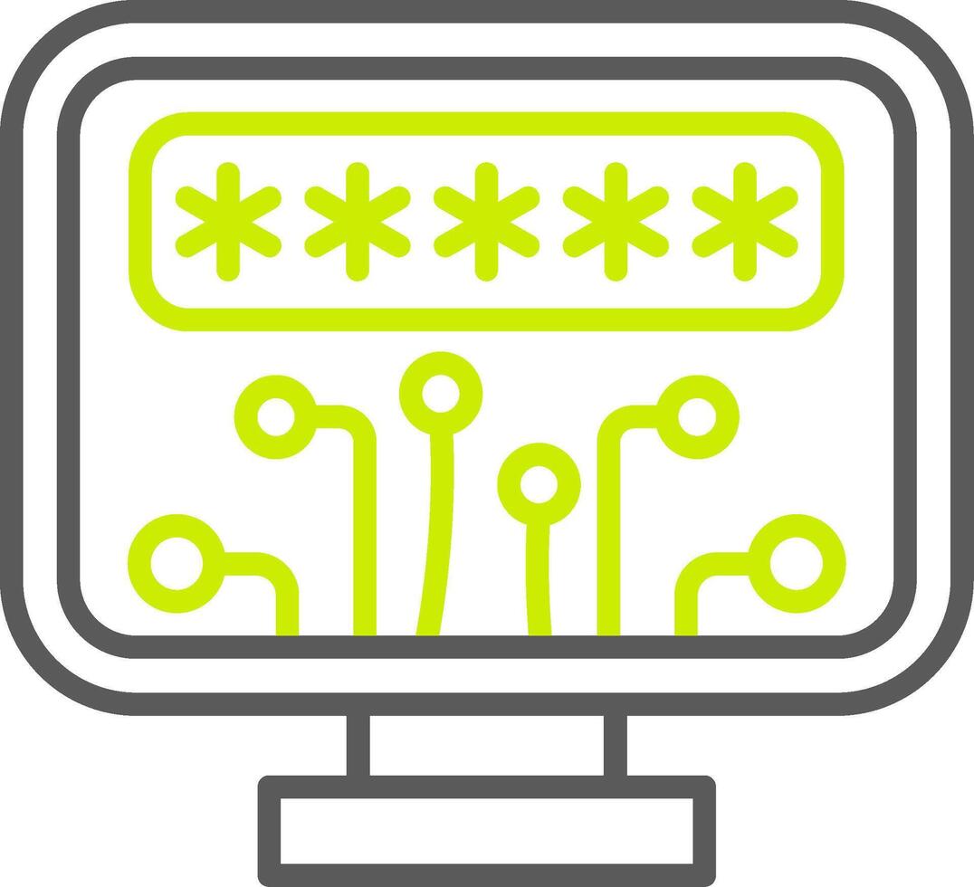 Password Dynamic App Object vector