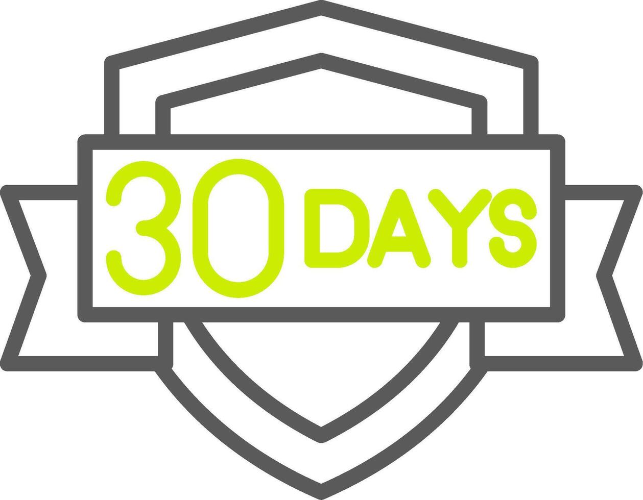 30 Days Artistic UI Component vector