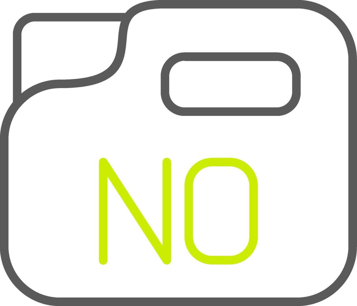 No Refined UX Graphic vector