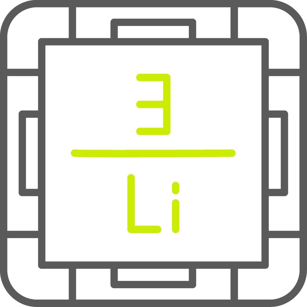 Lithium Neon Grid Feature vector