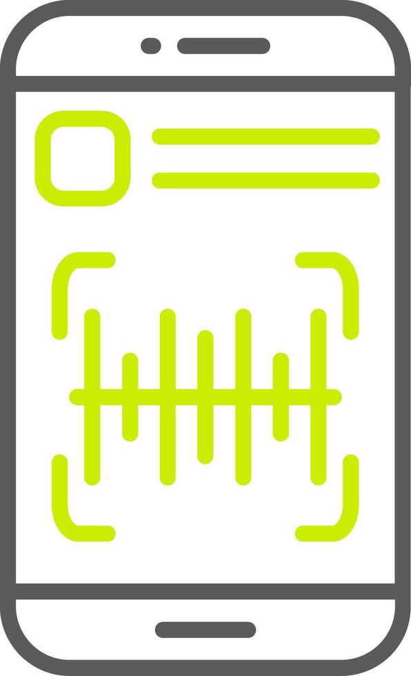 Barcode Neon Grid Feature vector