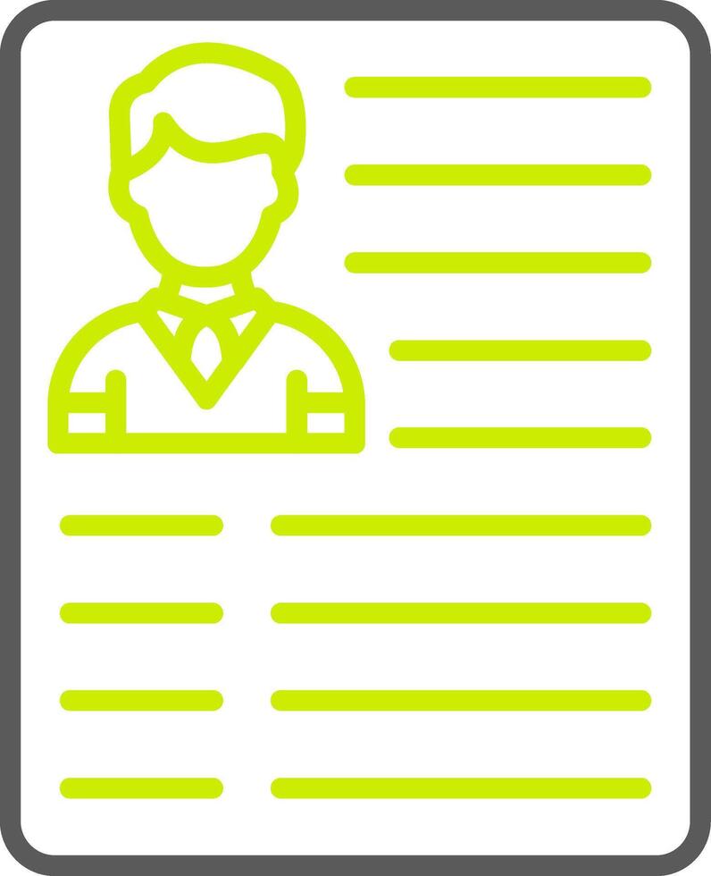 Resume Custom Creative Piece vector