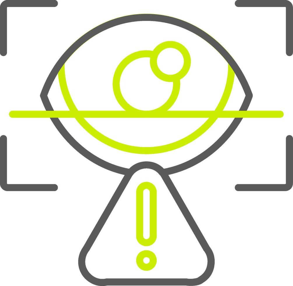 Retinal Scan Advanced UI Module vector
