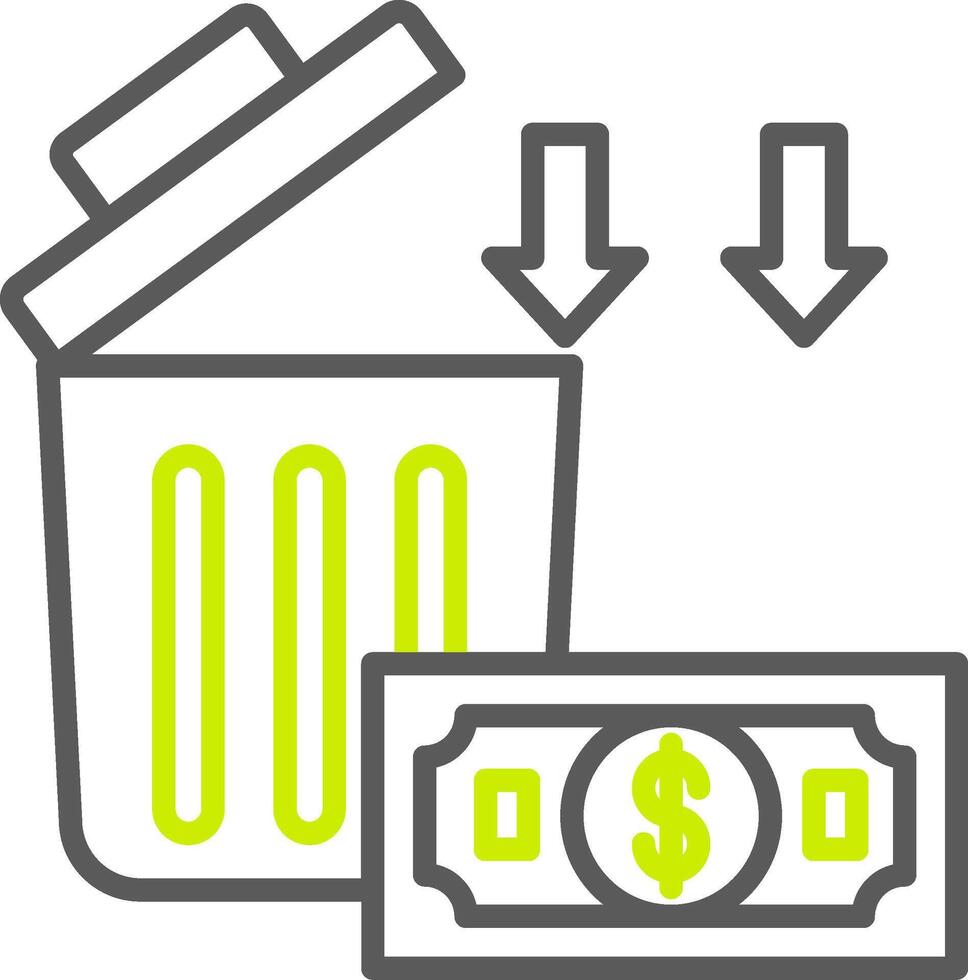 Wasted Money NextGen App Object vector