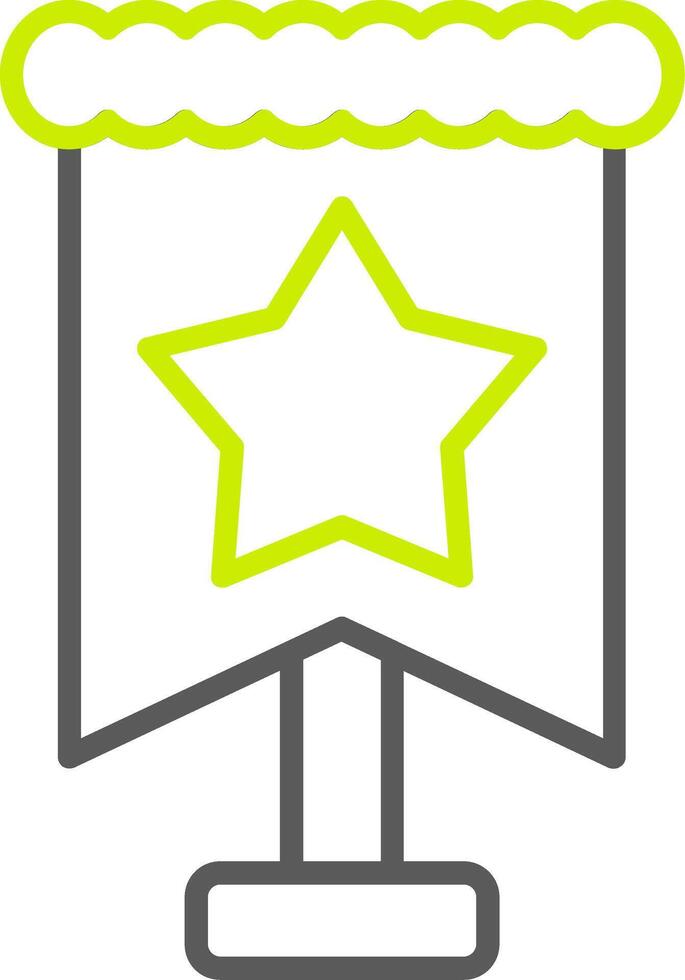Flag Pole Polished UX Asset vector