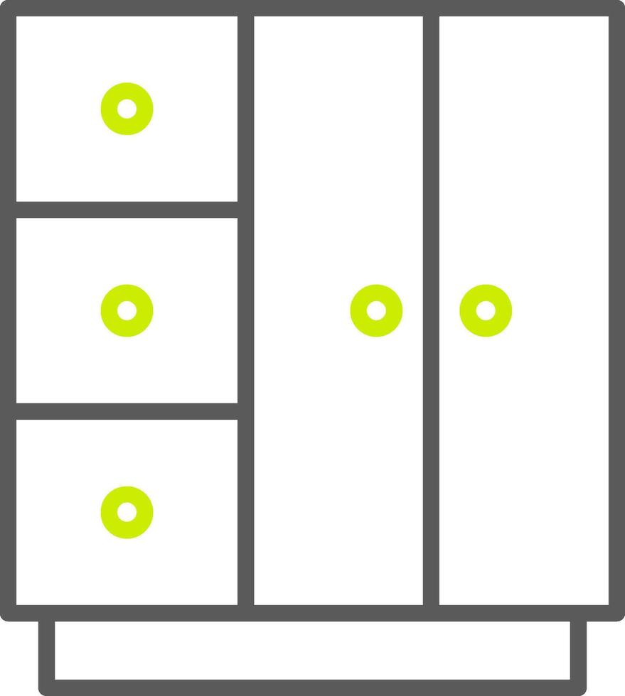 Wardrobe Dynamic Visual Mark vector
