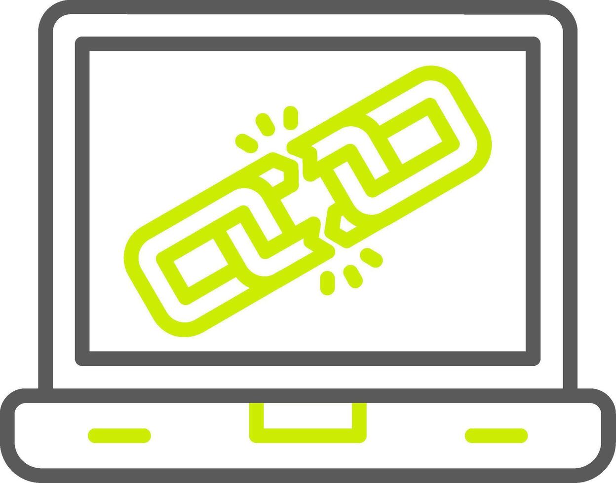 Chain Elegant App Object vector