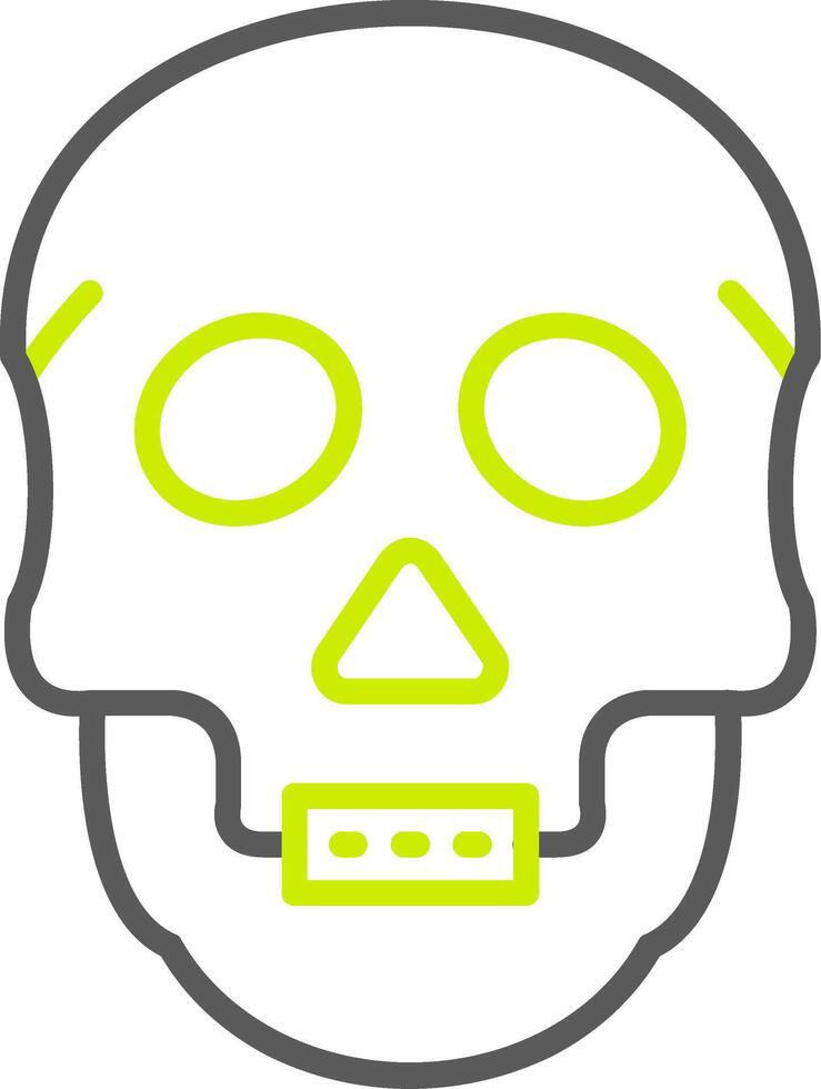 Skull NextGen Visual Mark vector