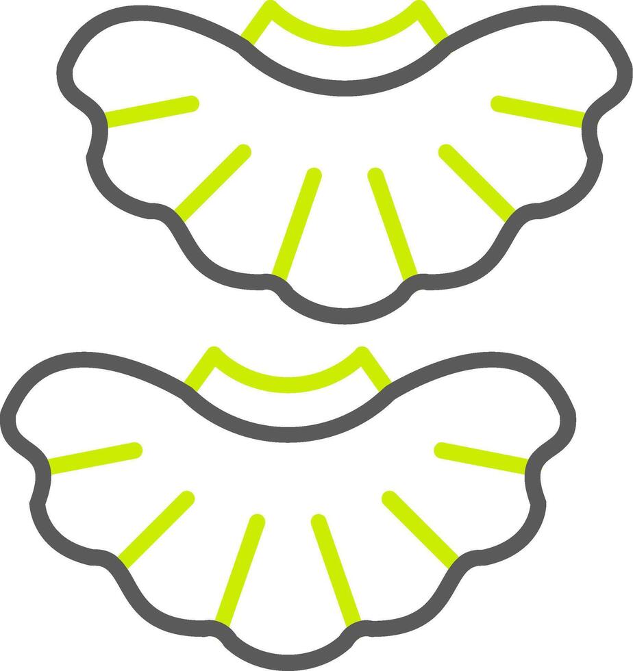 Collar Streamlined Design Token vector