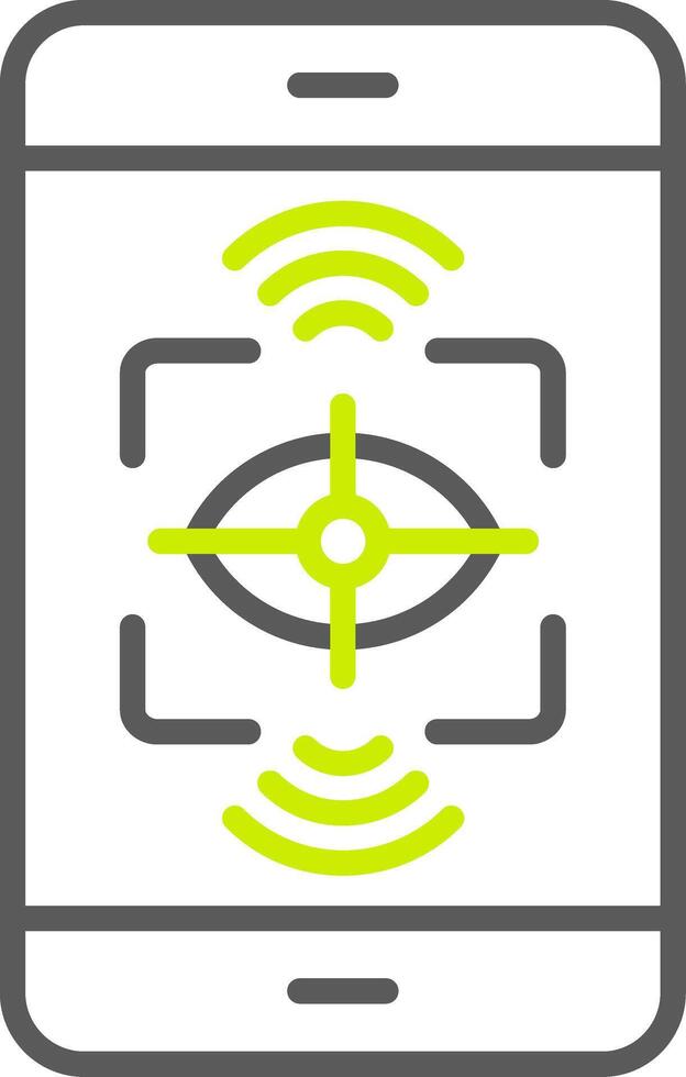 Eye Tracking Advanced Tech Badge vector