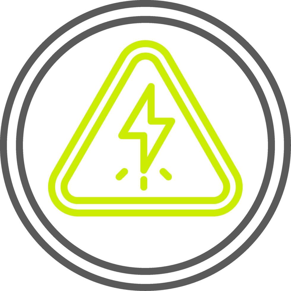 High Voltage Trendy UI Label vector
