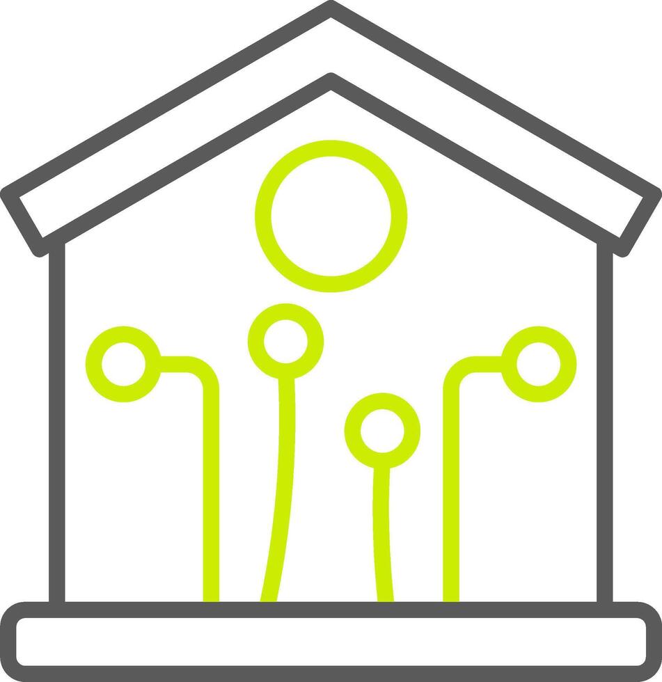 Smart House Simple Web Tag vector