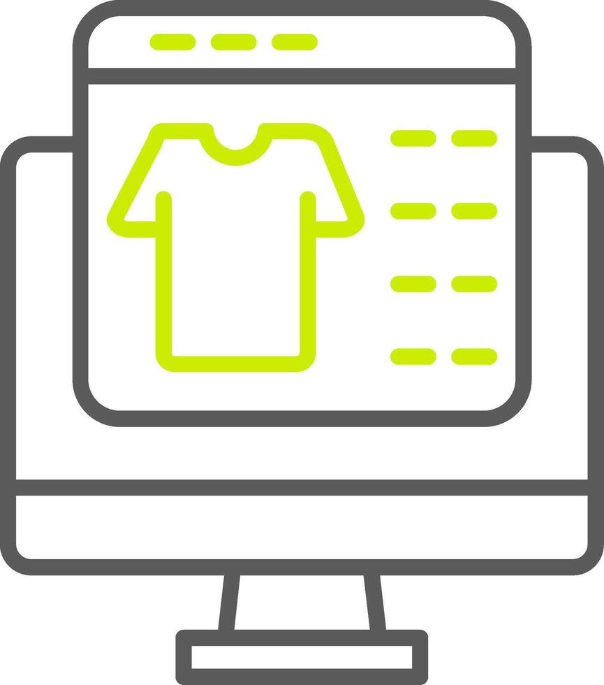 Ecommerce Artistic UI Component vector