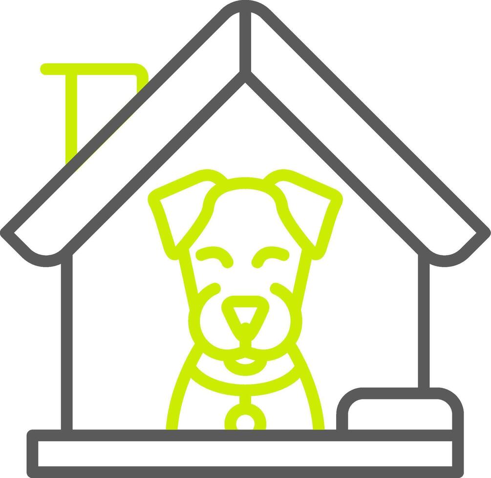 Dog House Mobile UX Object vector