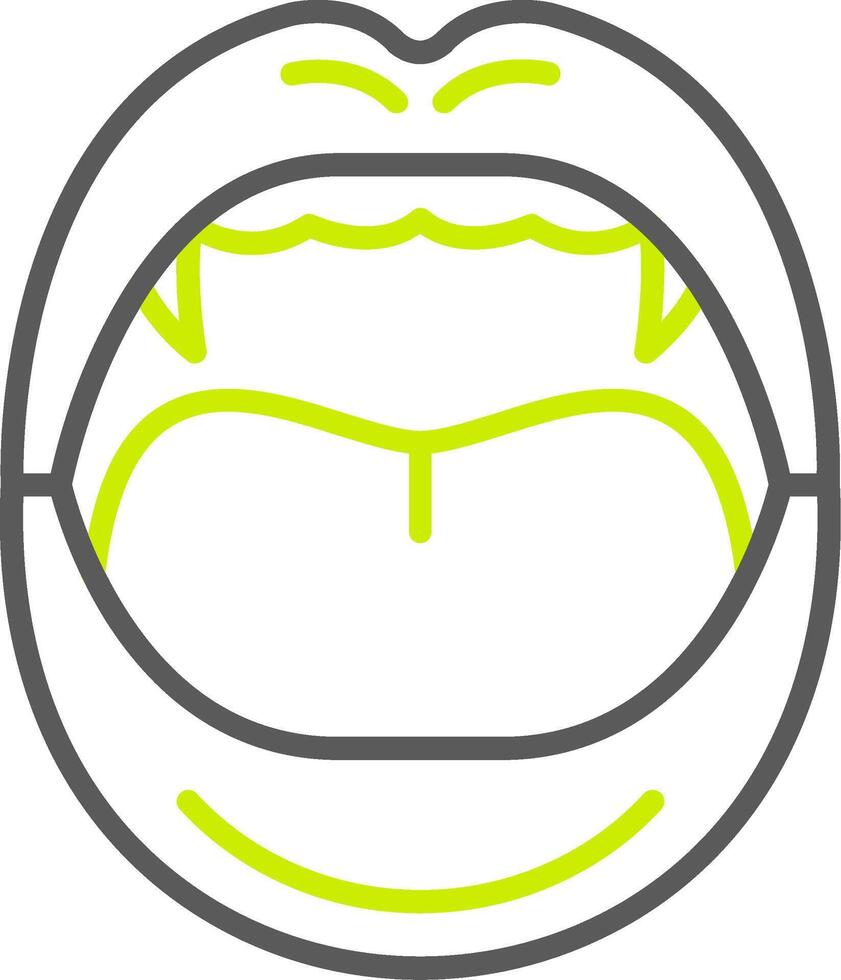 Mouth Dynamic UI Symbol vector