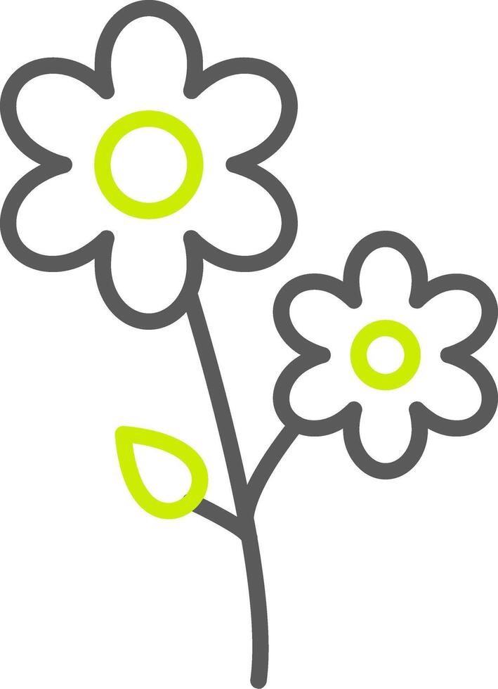 Flower Dynamic App Object vector