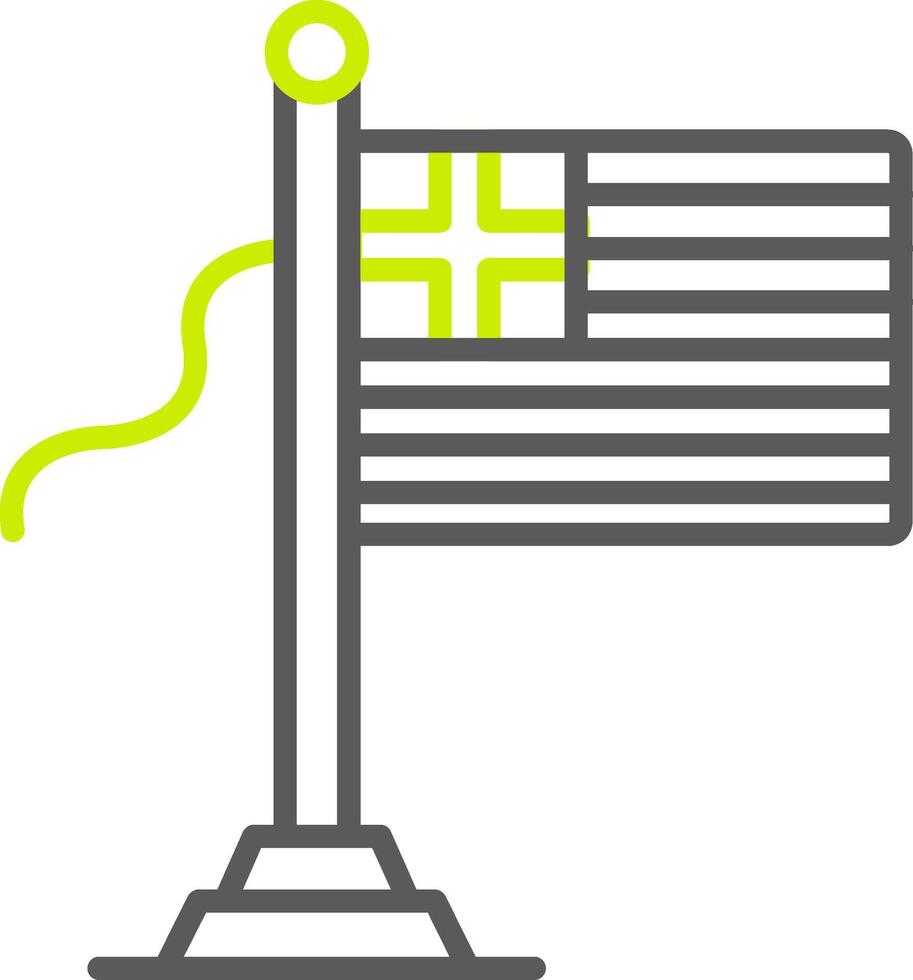 Greece Flag NextGen Design Token vector